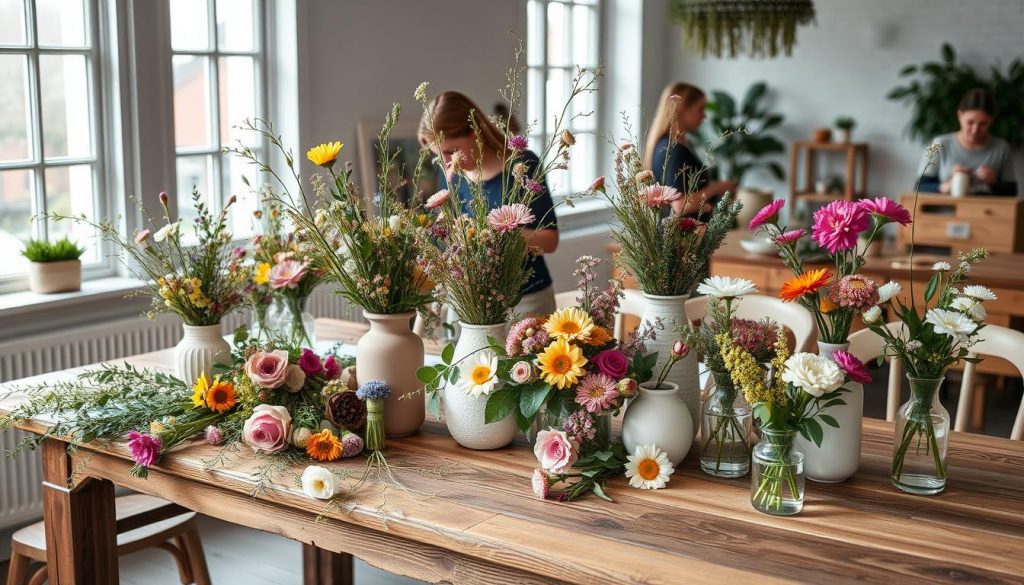 Blomsterdekorasjoner DIY