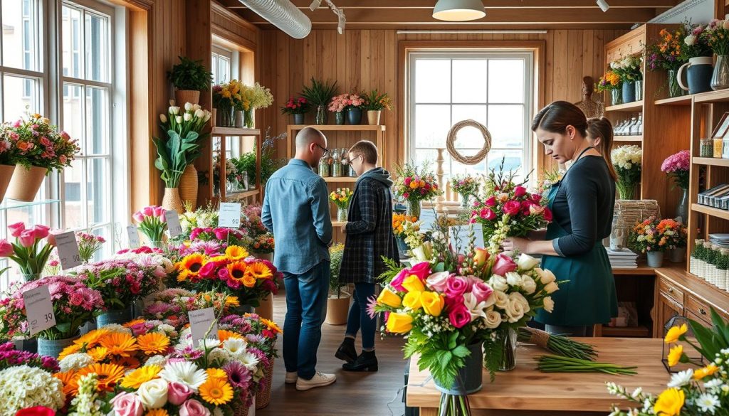 Blomsterdekoratør priser og kostnader