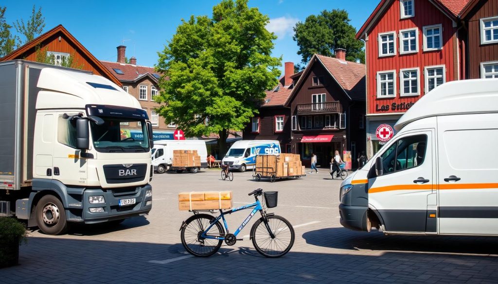 Bortkjøring gods tjenester