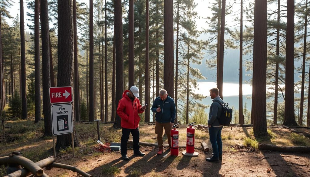 Brannkontroll sikkerhetstiltak