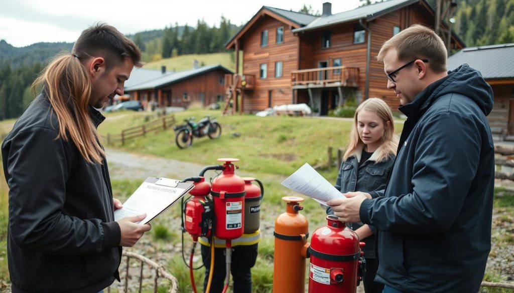 Brannsikkerhetssertifisering prosess