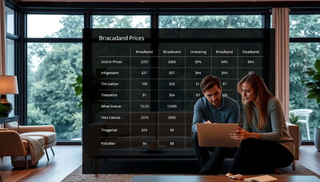 Bredbånd priser sammenligning