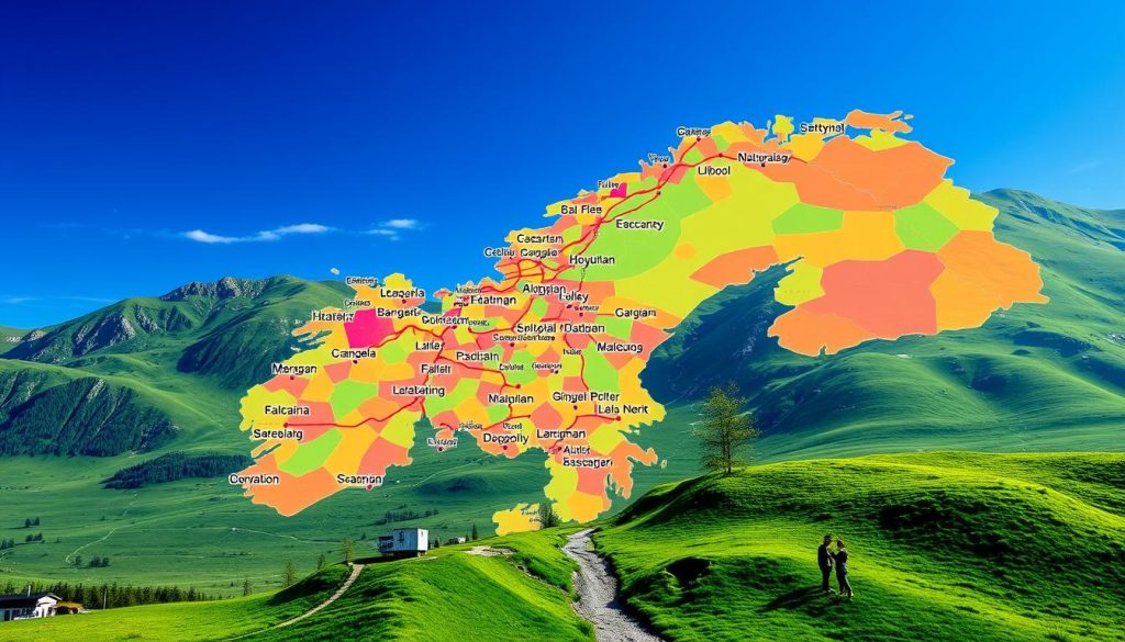 Bredbåndskart over norske byer