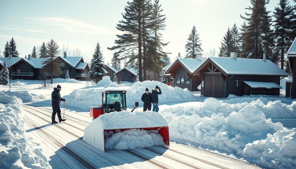 Brøytekostnader per kvadratmeter