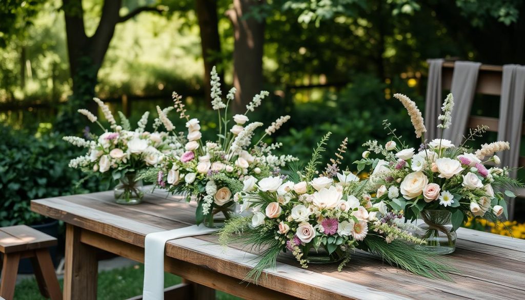 Bryllups blomsterdekorasjon tips