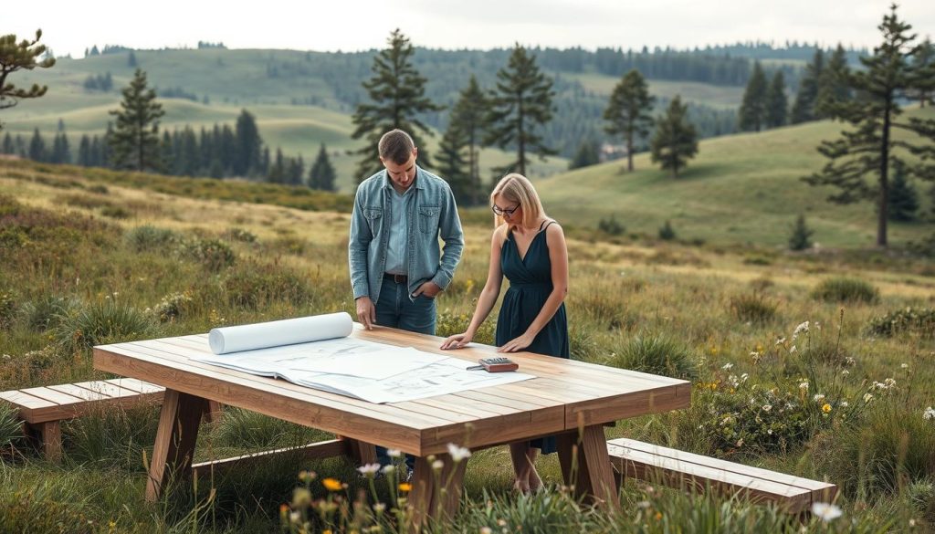 Budsjettplanlegging landskapsarkitektur