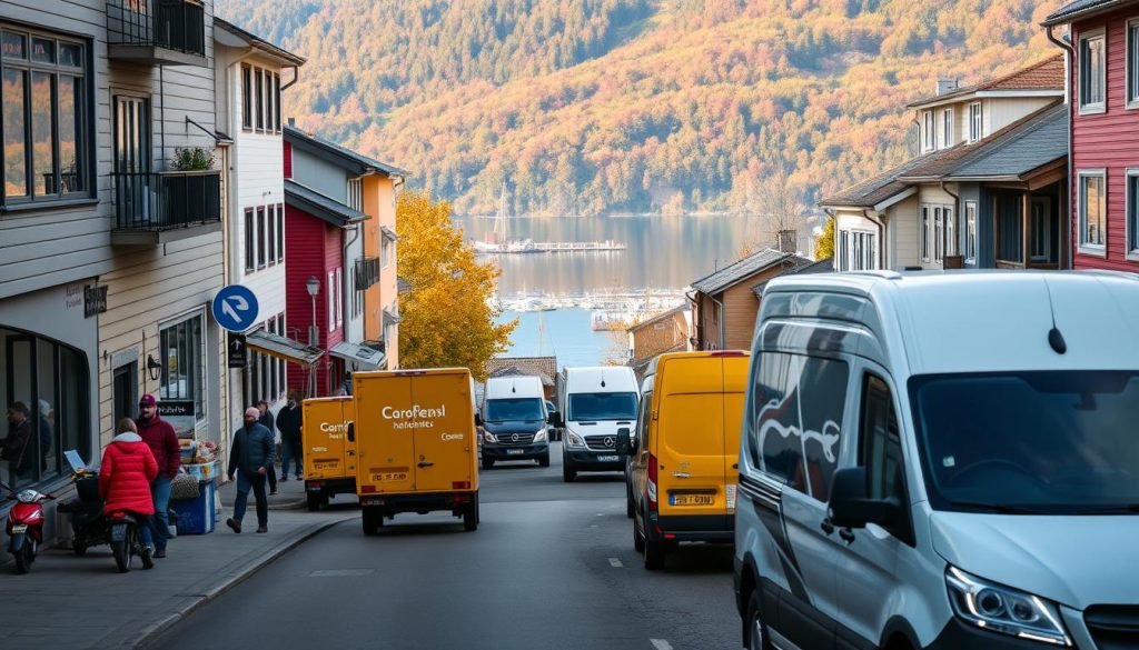 Budtjenester i norske byer