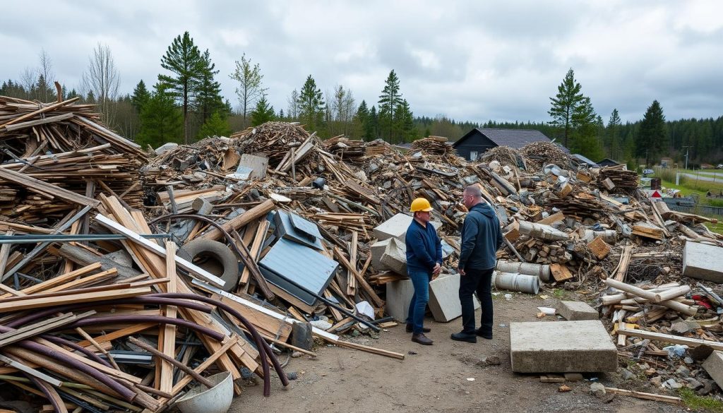 Byggavfall håndtering