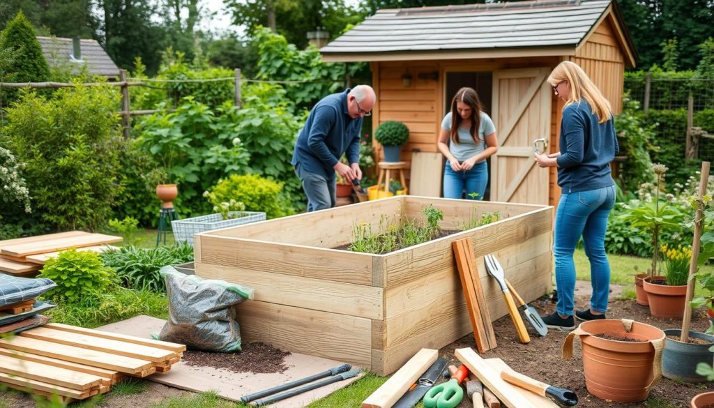 Bygge blomsterkasse materialer