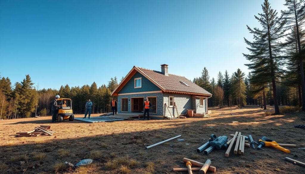 Bygge hus på egen tomt prosess