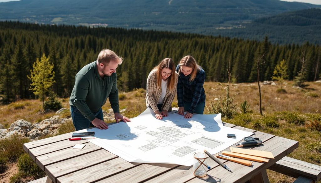 Bygge hus planlegging