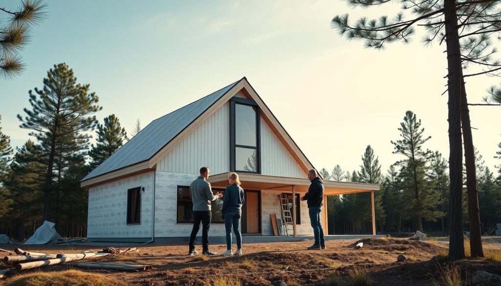 Bygge hus tidspunkt planlegging