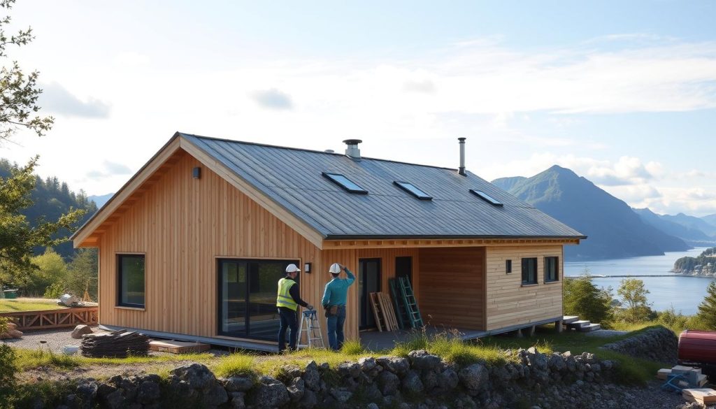 Bygge nytt hus i norske byer