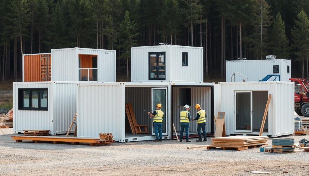 Byggeplass containerløsninger