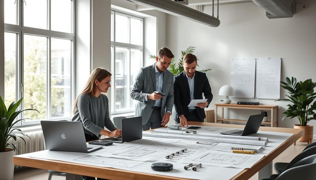 Byggeprosjekt planleggingstjenester