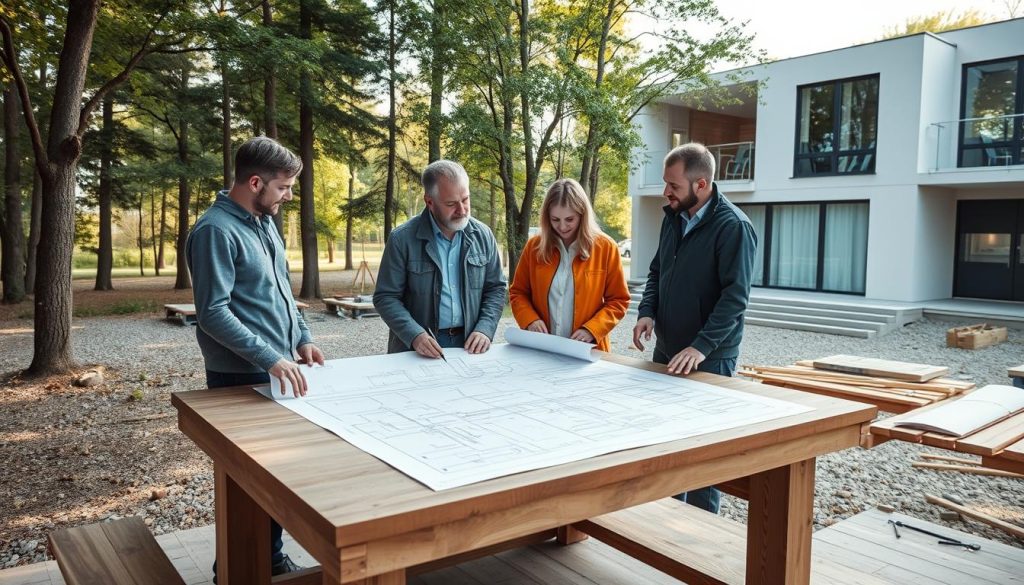 Byggeprosjekt planleggingstjenester