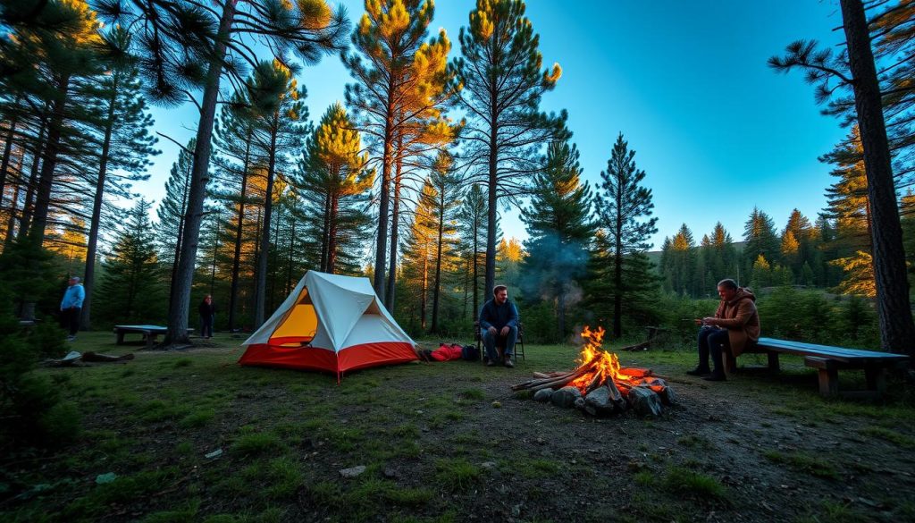 Camping near Dyreparken