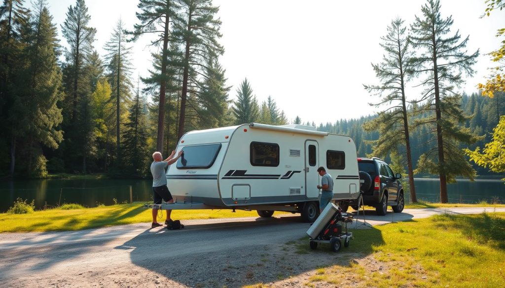 Campingvogn transport tips