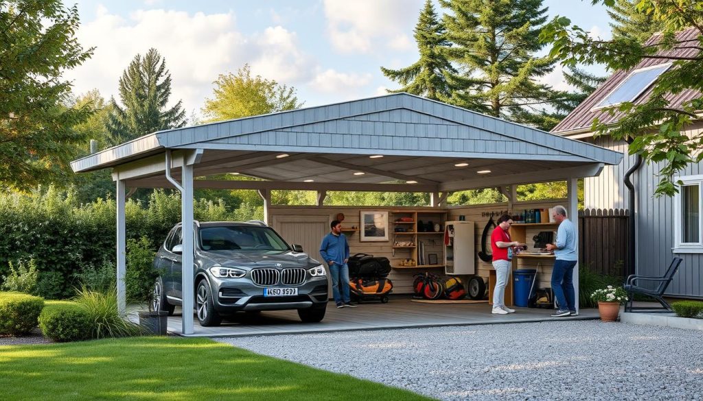 Carport garasje bruksområder