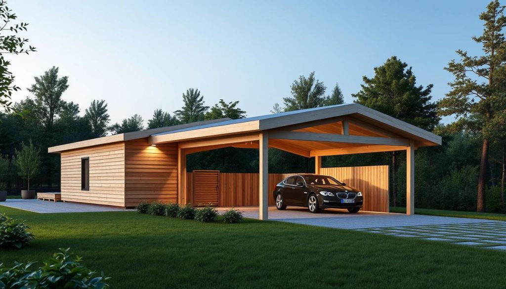 Carport og bod planlegging