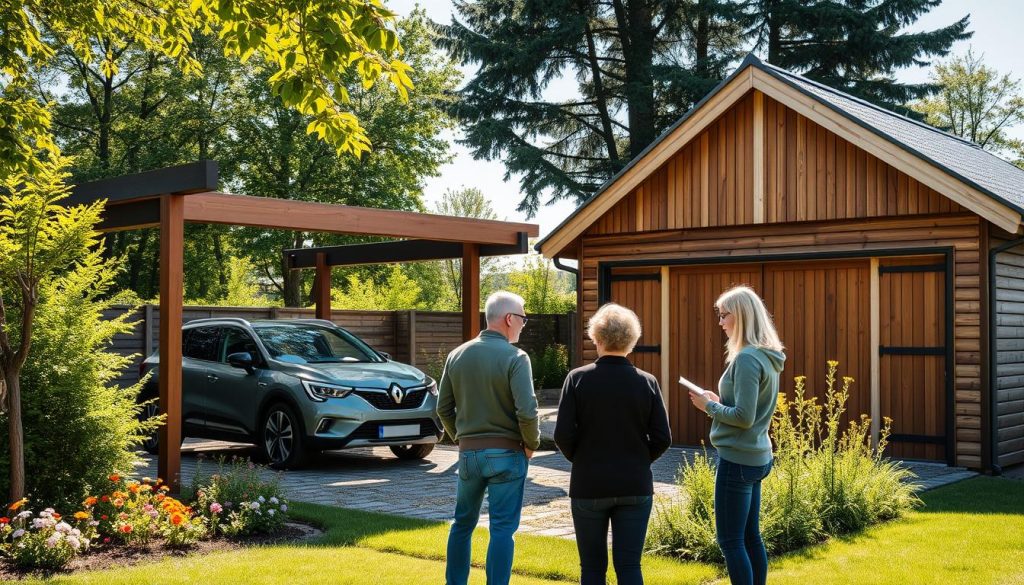 Carport og garasje materialer