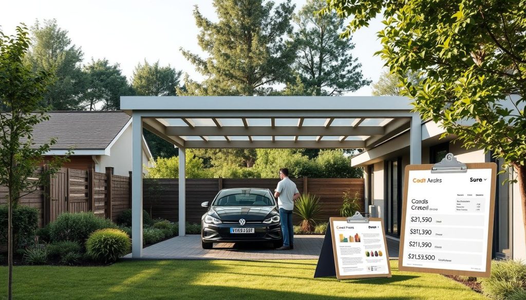 Carport priseksempel og kostnadsberegning