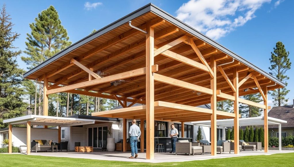 Carportveranda priseksempler