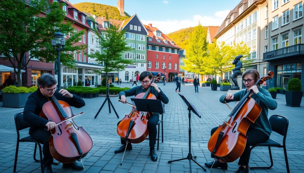 Cellister i norske byer