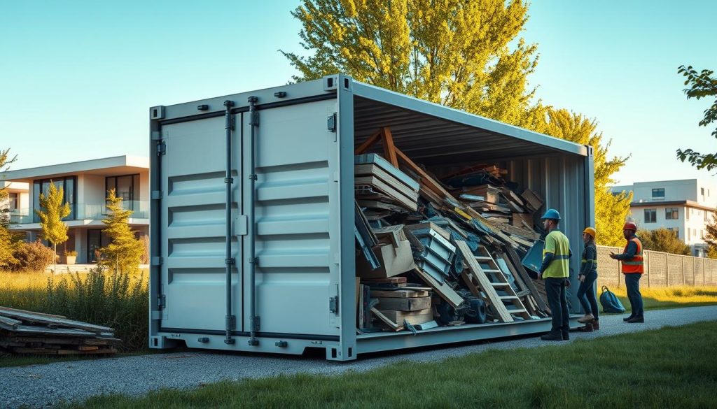 Container byggeavfall tjenester