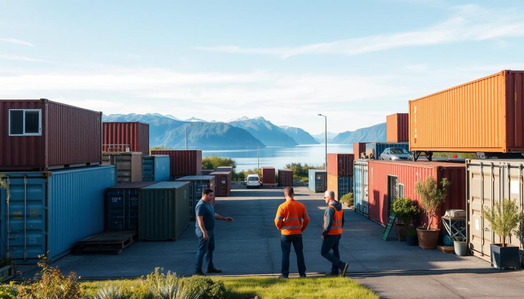 Container leie priseksempler i Stavanger