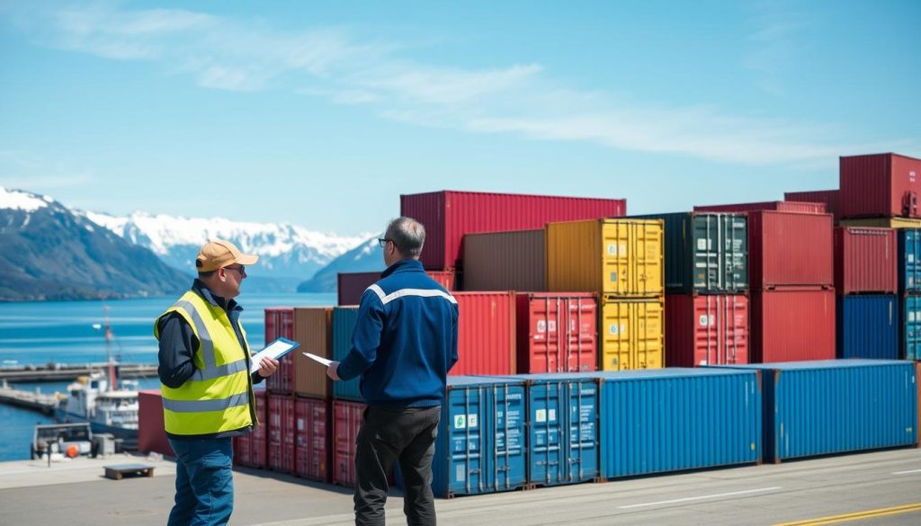 Container leie priser i Norge