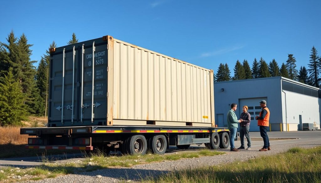 Container levering kostnader