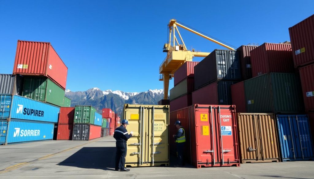 Container merking system