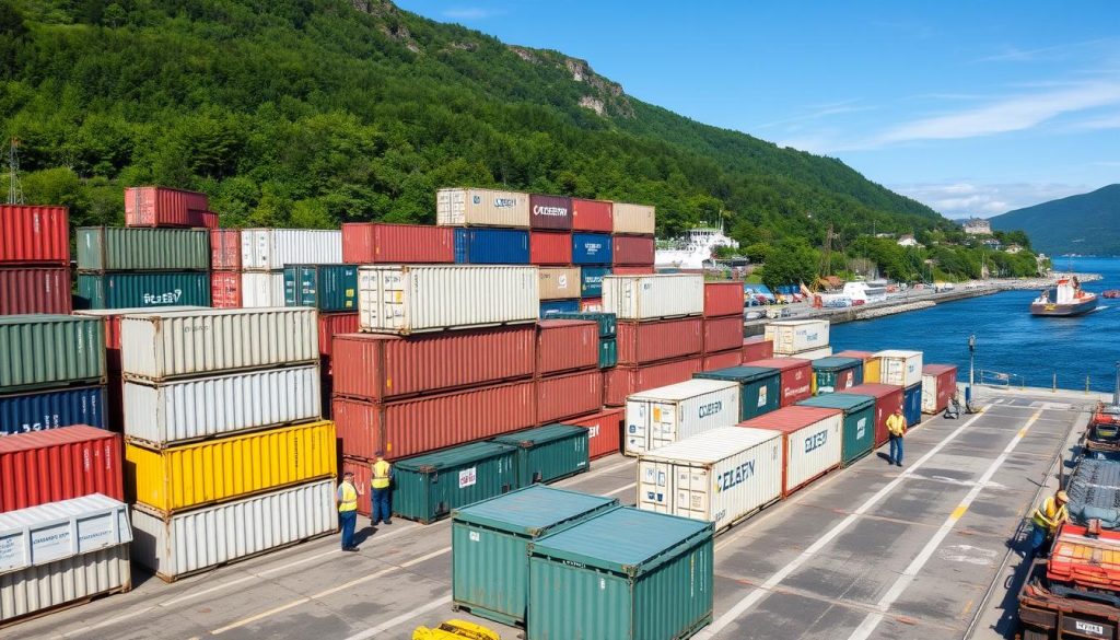 Container og avfallstransport tjenester