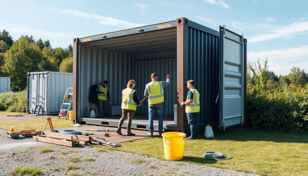 Container rengjøringsforskrifter