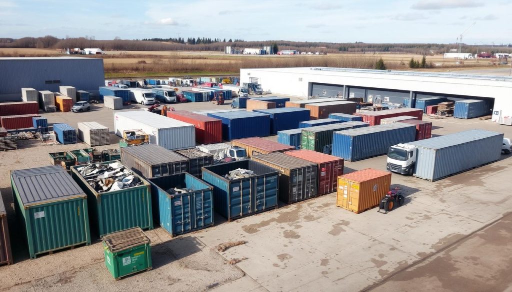 Container rivningsavfall tjenester