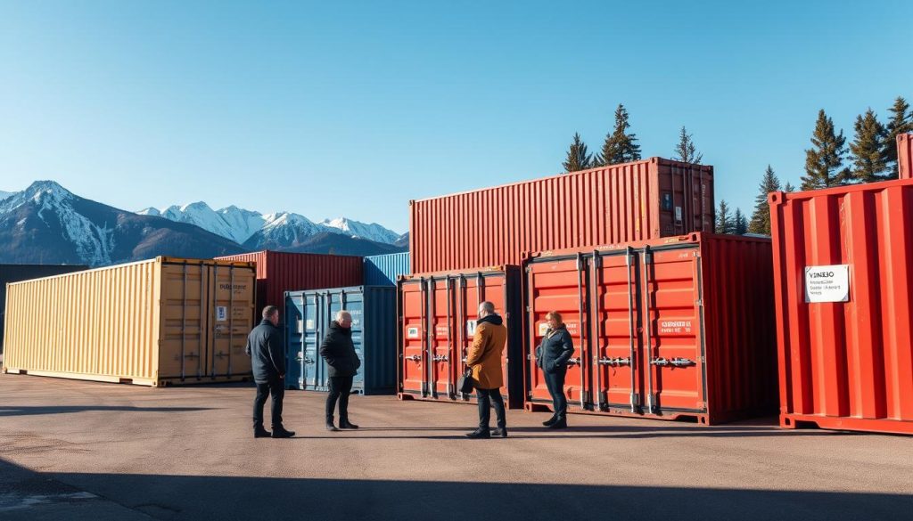 Container størrelser i Norge