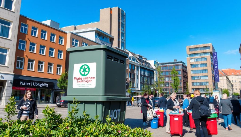 Container tjenester for avfallshåndtering