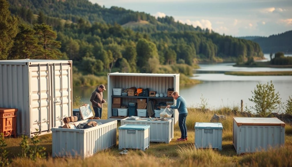 Containerbruk og lagringsløsninger