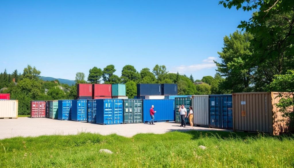 Containerstørrelser og valg