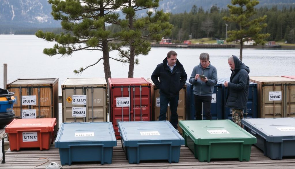 Containertømming priser oversikt