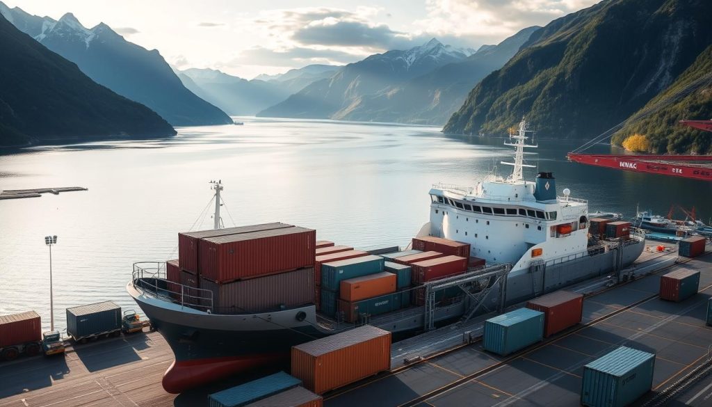 Containertransport i Norge