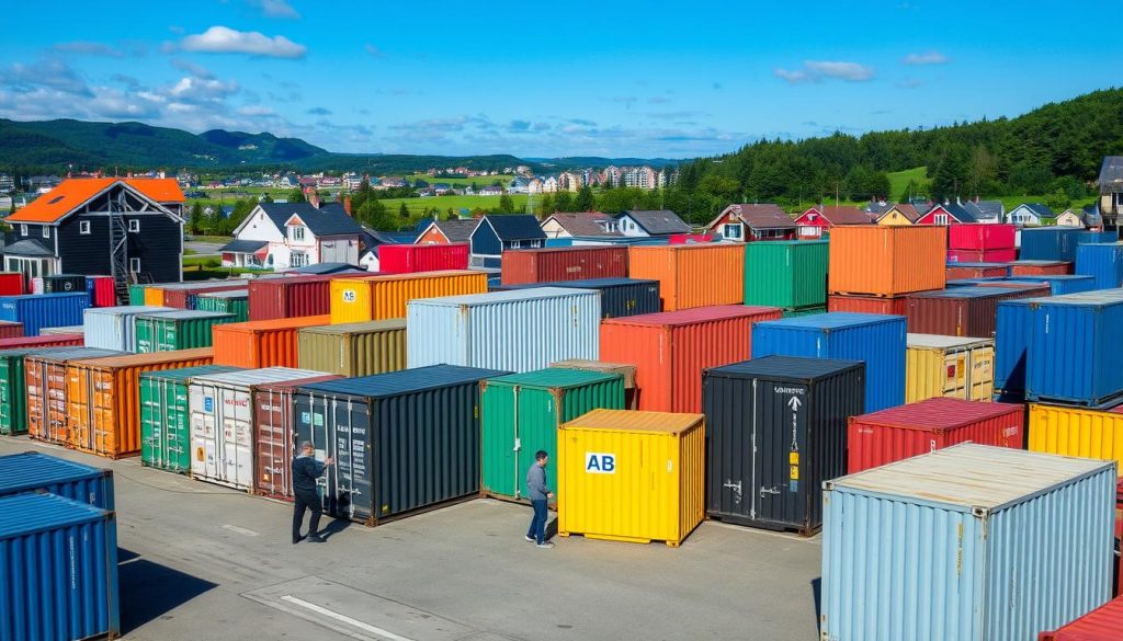 Containerutleie i norske byer