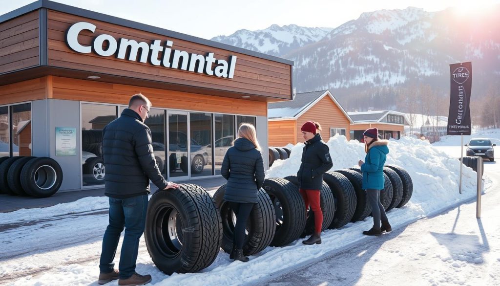 Continental dekk forhandlere i Norge