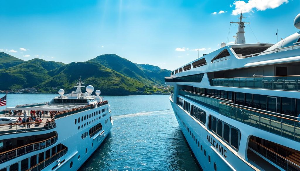 Cruiseferje vs Luksuscruise sammenligning