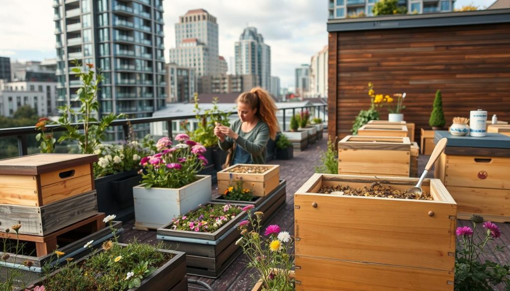 DIY birøktutstyr for urbane områder