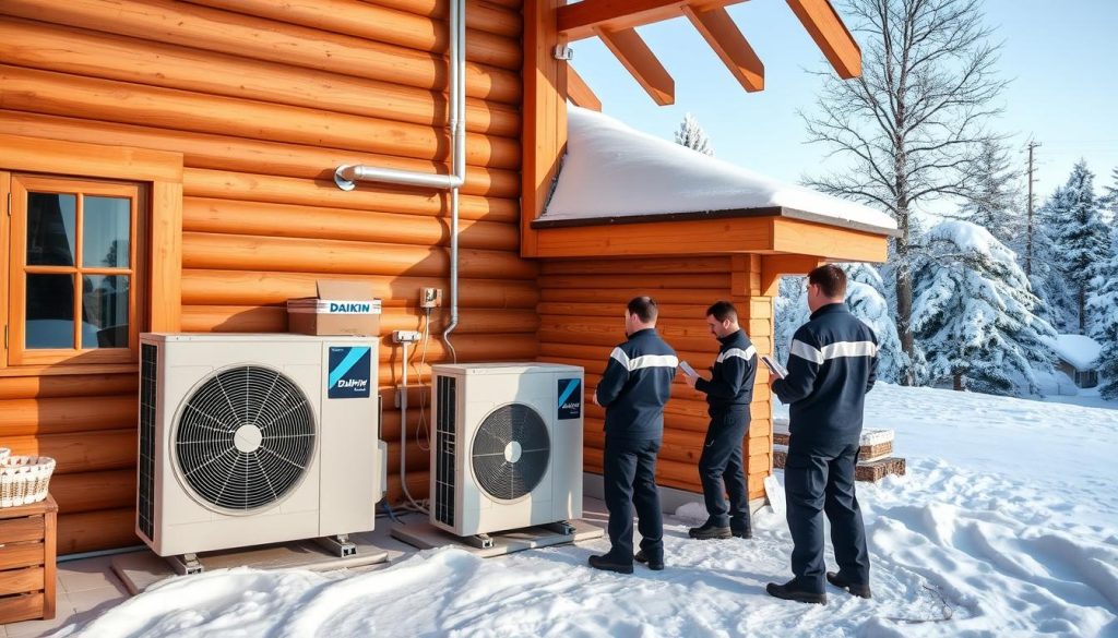 Daikin varmepumpe installasjon og energieffektivitet