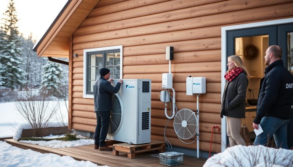 Daikin varmepumpe installasjonstips