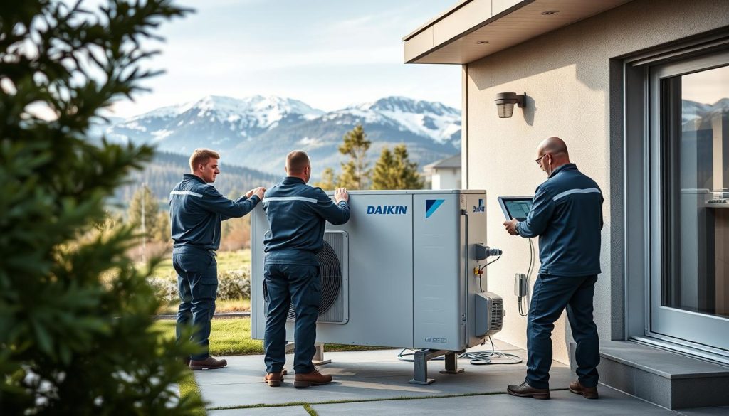 Daikin varmepumpe installasjonstjenester