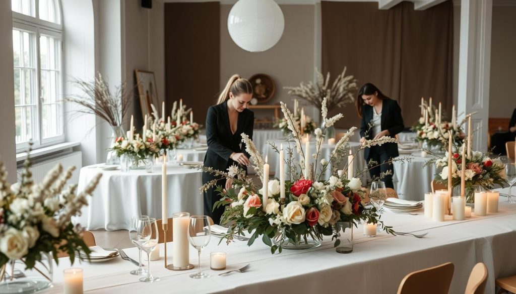 Dekorasjoner og styling profesjonelt